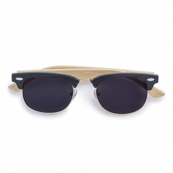 TruWood Sport Light Bamboo Wood Rectangle Sunglasses Sunset Lens