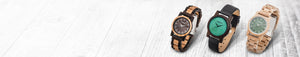 TruWood women’s wooden watch collection displayed on wooden surface – premium wood watches for women in various styles